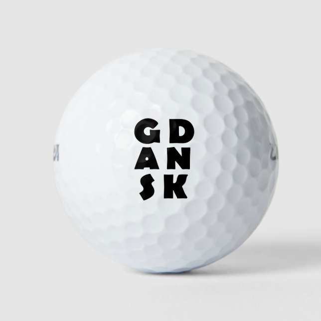Pelotas De Golf Gdansk Polonia (Anverso)