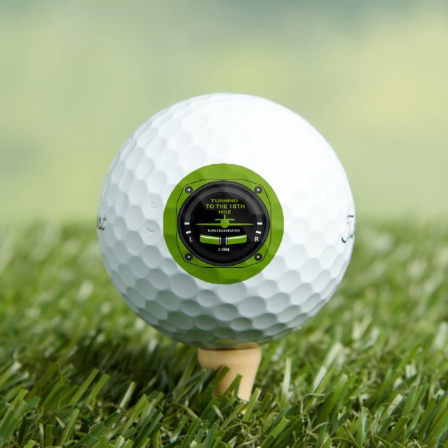 Pelotas De Golf Geek de aviación piloto (Camiseta in situ)