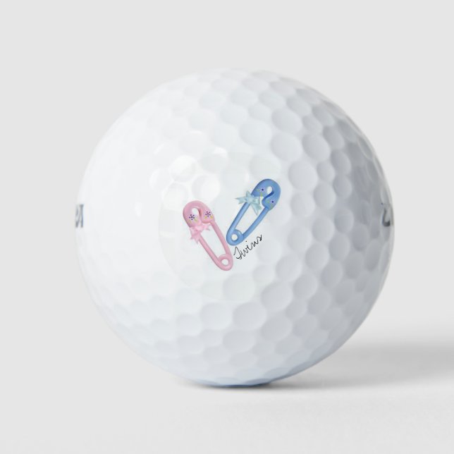 Pelotas De Golf Gemelos (Anverso)