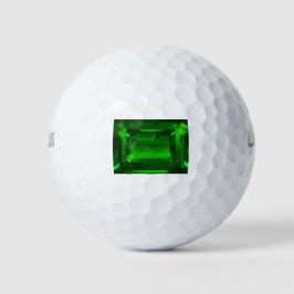 Pelotas De Golf Gemstone verde esmeralda