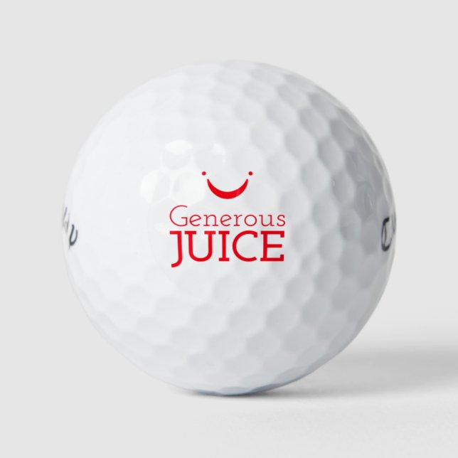 Pelotas De Golf Generosos Juice Golf Balls-Callaway (Anverso)