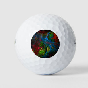 Pelotas De Golf Génesis Arte abstracto azul