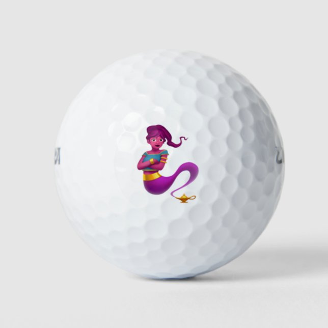 Pelotas De Golf Genie femenino - Emoji (Anverso)