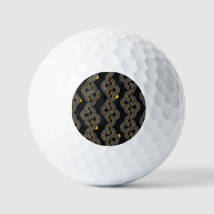 Pelotas De Golf Geo Stripe: Diseño de moda