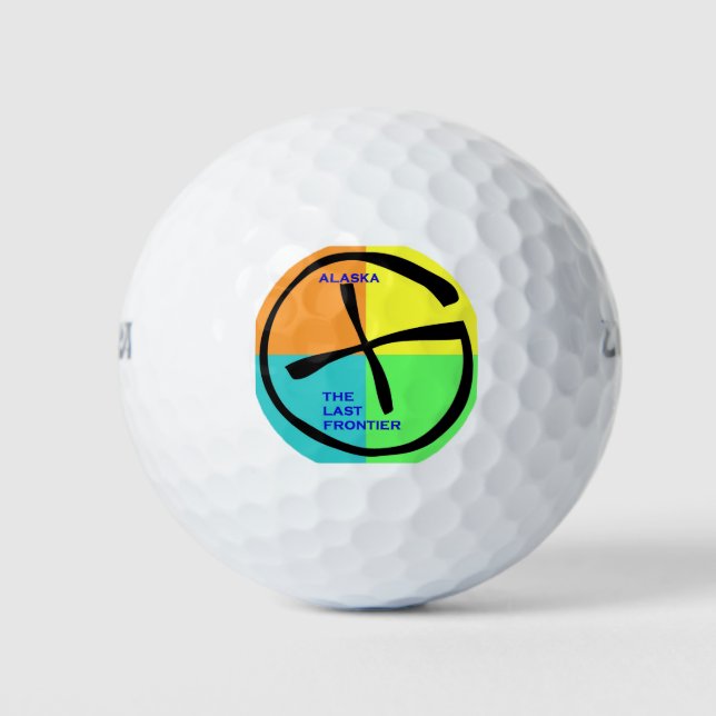 Pelotas De Golf GeoCache Micro con logotipo (Anverso)