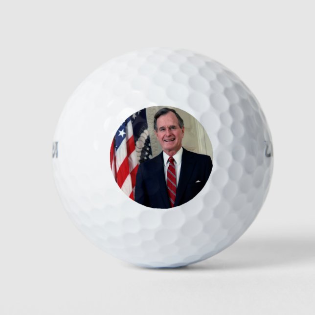 Pelotas De Golf George H. W. Bush (Anverso)