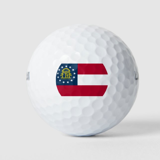 PELOTAS DE GOLF GEORGIA FLAG (Anverso)