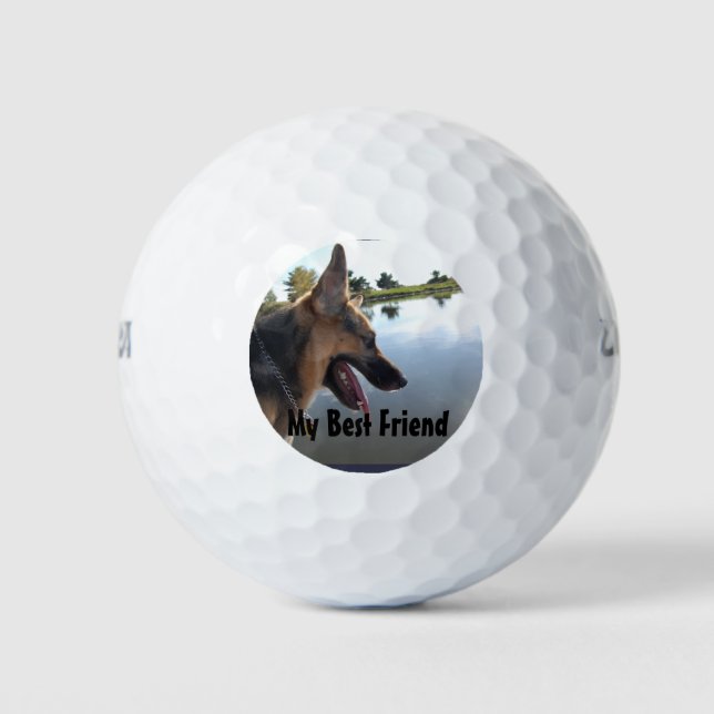 Pelotas De Golf German Shepherd Friend (Anverso)