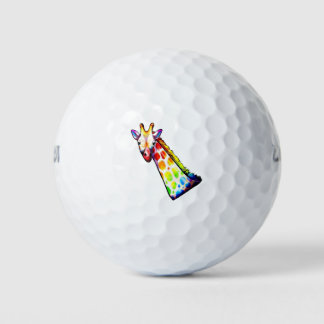 Pelotas De Golf Giraffe colorida
