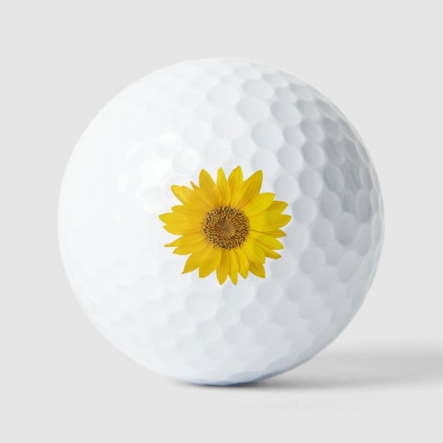 Pelotas De Golf Girasol amarillo (Anverso)
