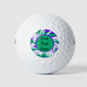Pelotas De Golf Giro de tinte verde púrpura