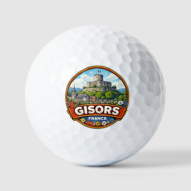 Pelotas De Golf Gisors Francia  (Anverso)