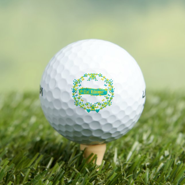 Pelotas De Golf Glad midsommar (Camiseta in situ)