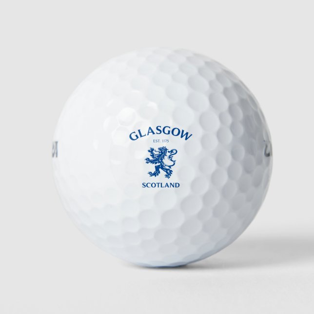 PELOTAS DE GOLF GLASGOW, ESCOCIA (Anverso)