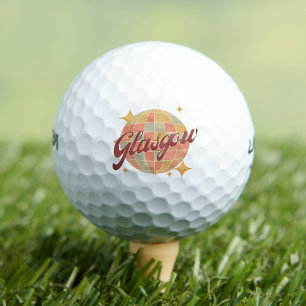 Pelotas De Golf Glasgow Glesga Scotland UK Golf resort retro