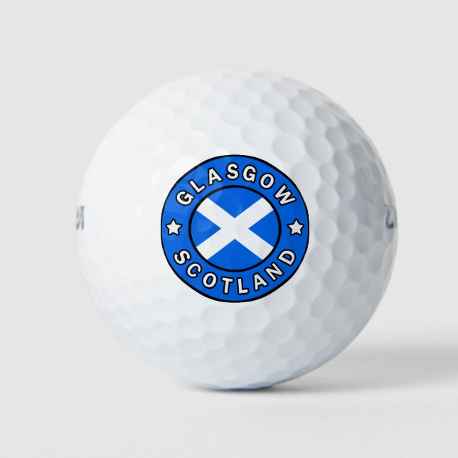 Pelotas De Golf Glasgow Scotland (Anverso)