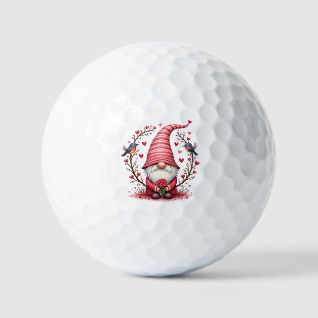 Pelotas De Golf Gnome de amor (Anverso)