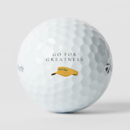 Pelotas De Golf 'Go For Greatness' Confidence Ambition Motivation