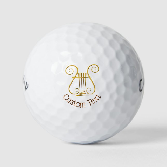 Pelotas De Golf Golden Lyre (Anverso)