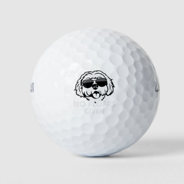 Pelotas De Golf Goldendoodle Labradoodle No Fluffs Dog (Anverso)