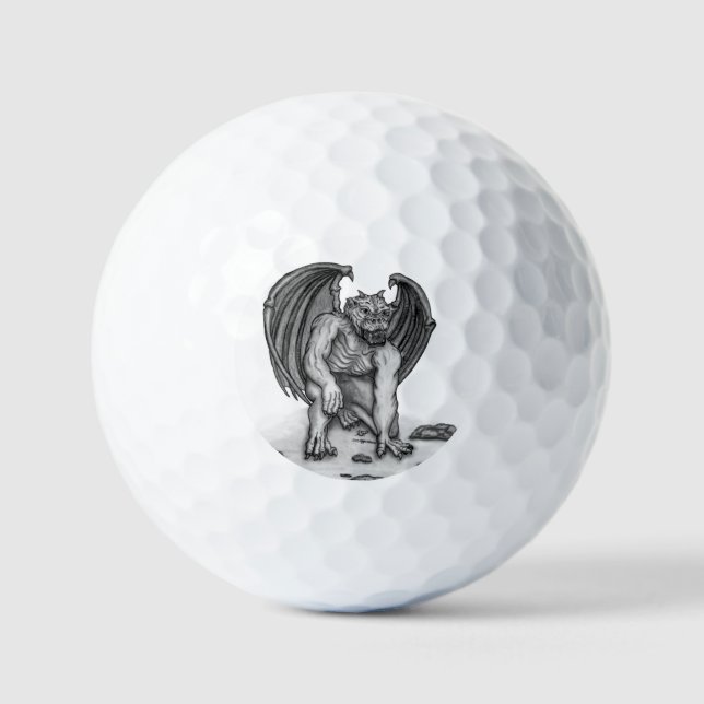 Pelotas De Golf Golem Gárgola (Anverso)