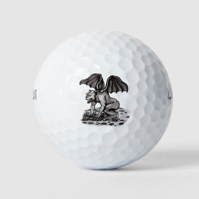 Pelotas De Golf Golem Gargoyle (Anverso)