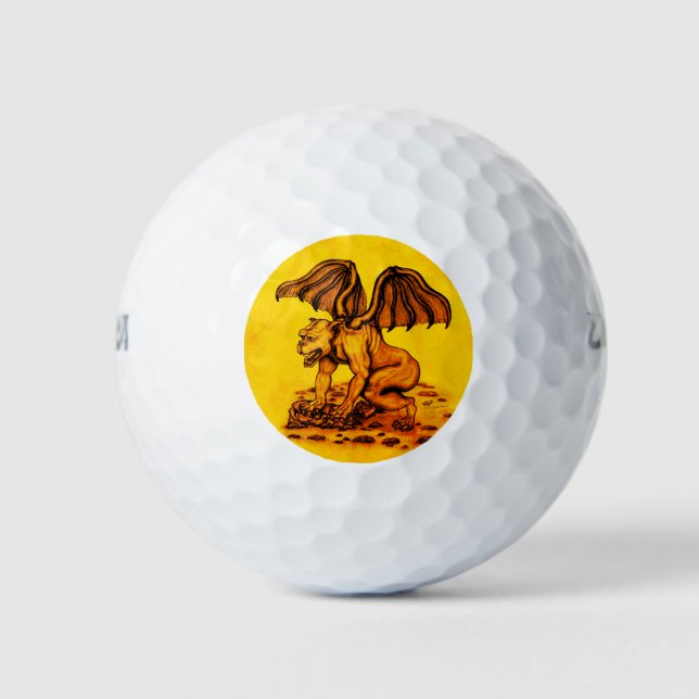 Pelotas De Golf Golem Gargoyle (Anverso)