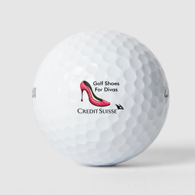 Pelotas De Golf Golf Ball Credit Suisse (Anverso)