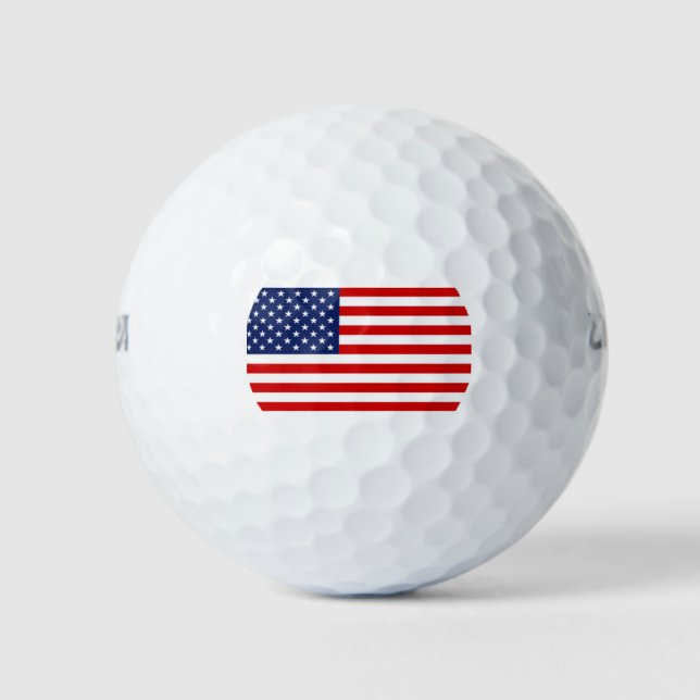 Pelotas De Golf Golf Ball Flag (Anverso)
