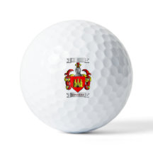 Golf Ball Gonzalez Apellido Y Escudo