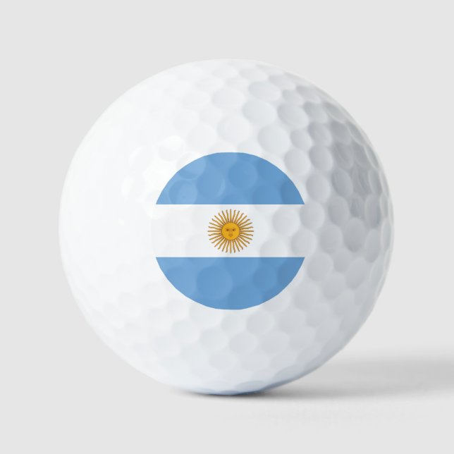 Pelotas De Golf Golf / Bandera / Bandera de Argentina (Anverso)