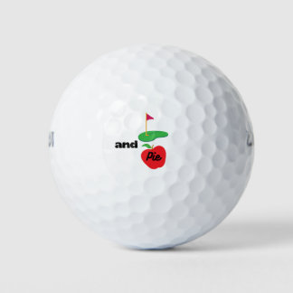 Pelotas De Golf Golf divertido y Apple Pie Lover