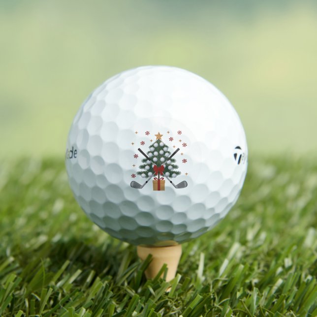 Pelotas De Golf Golf Equipment Christmas Tree Christmas Golf (Camiseta in situ)