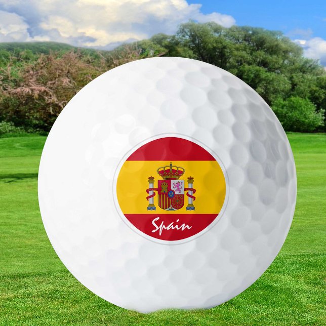 Pelotas De Golf Golf España y Bandera Española / Golf Ball (Subido por el creador)