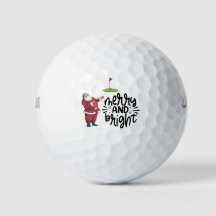 Golf Feliz Navidad con Santa Claus en la bandera G
