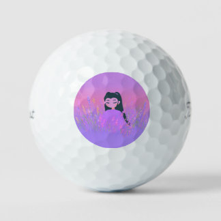 Pelotas De Golf Golf Girl Lavender Daydream