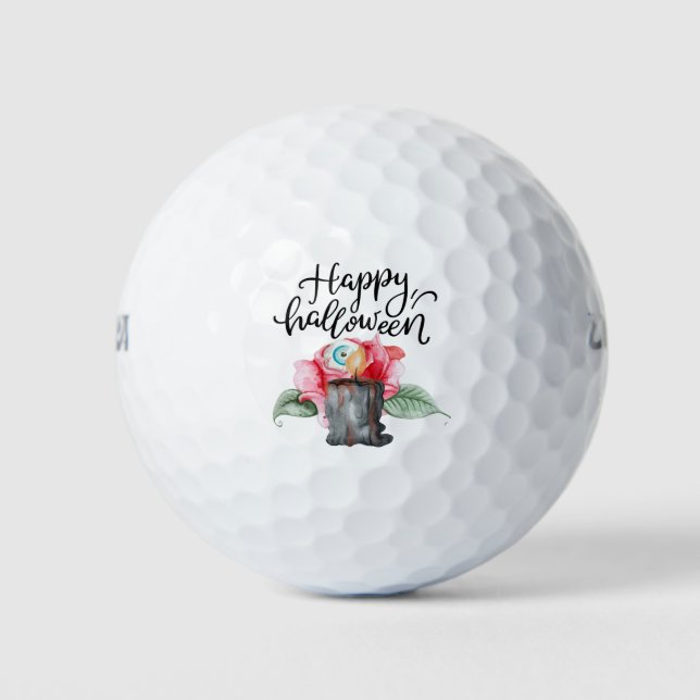 Pelotas De Golf Golf Happy Halloween (Anverso)
