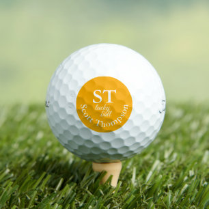 Pelotas De Golf Golf Lucky Ball con su nombre