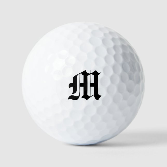 Pelotas De Golf Golf modern typography initials monogram elegant (Anverso)