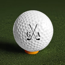 Golf moderno tipografía iniciales monograma elegan
