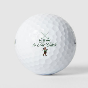 Pelotas De Golf Golf "NUEVO EN EL CLUB" Baby Shower