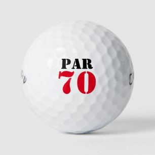 Pelotas De Golf Golf Par 70 palabra para golfista 70 cumpleaños