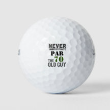 Golf Par 70 para golfista 70 cumpleaños