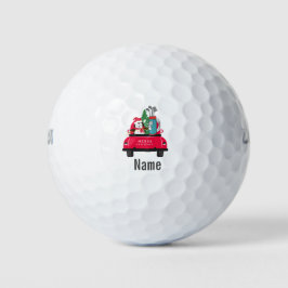 Pelotas De Golf Golf Pingüino golfista con carrito de golf Feliz N