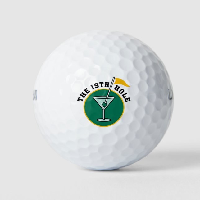 Pelotas De Golf Golf Player Golfing Gift Idea 19th Hole Golf Humor (Anverso)