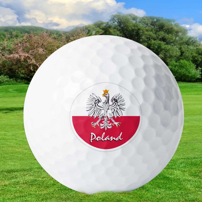 Pelotas De Golf Golf Polonia y Bandera Polaca / Balneario de Golf (Subido por el creador)