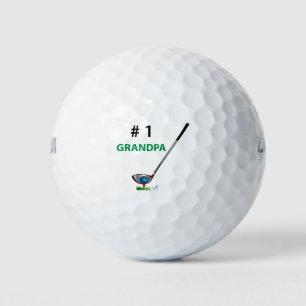 Pelotas De Golf Golf - Regalo de abuelo número uno