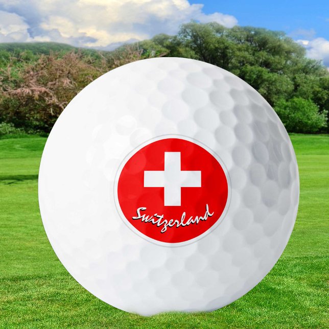 Pelotas De Golf Golf Suiza y Bandera Suiza / Balneario de Golf (Subido por el creador)