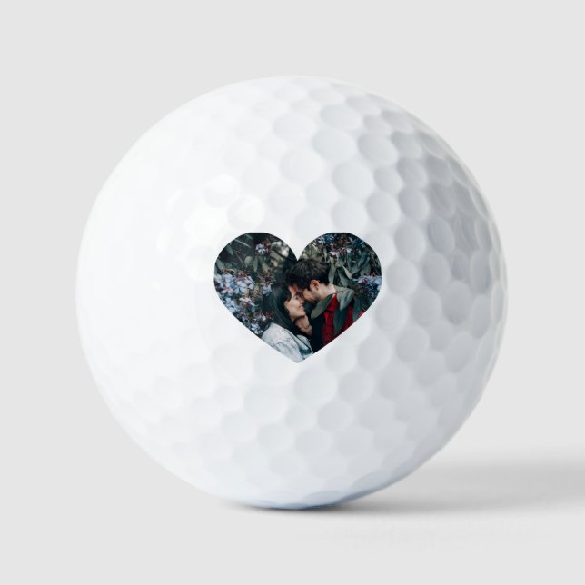 Pelotas De Golf Golf Valentines Day Golfer Sports Lovers Couple (Anverso)