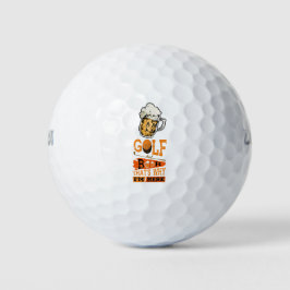 Pelotas De Golf Golf y cerveza